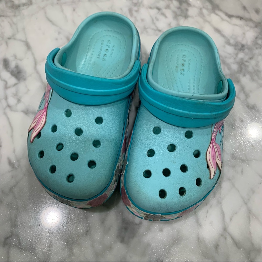 Kids mermaid Crocs